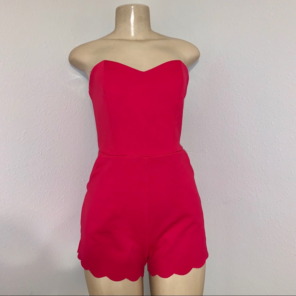 Strapless Pocket Romper